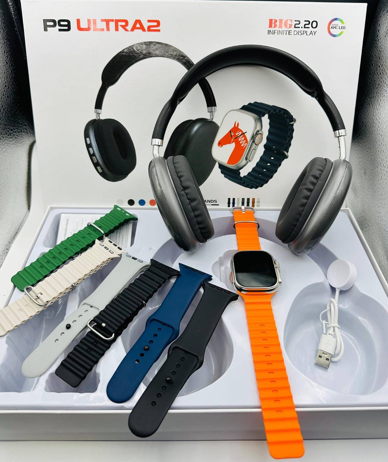 P9 Ultra2 Smart Watch Set